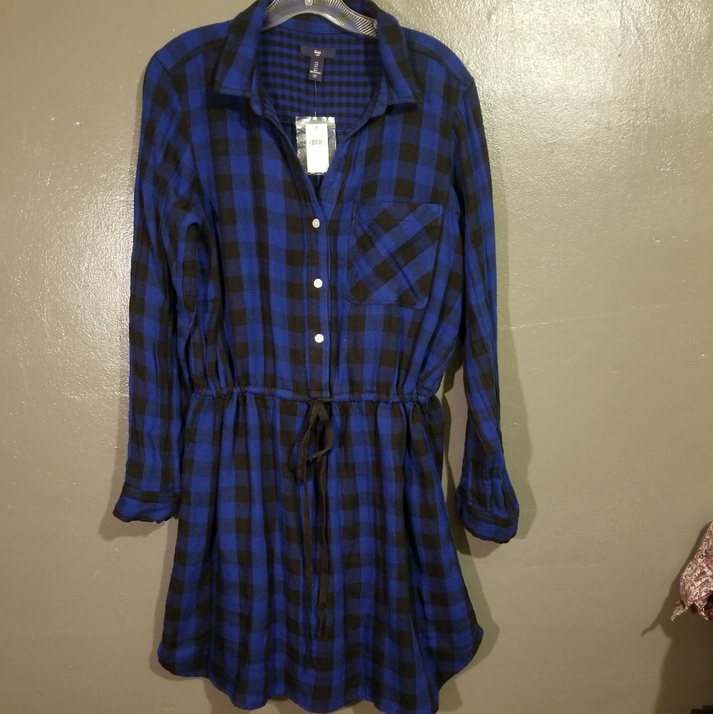 Gap flannel dress
